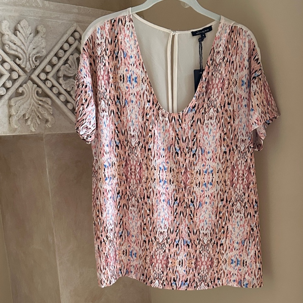 whitney eve print blouse